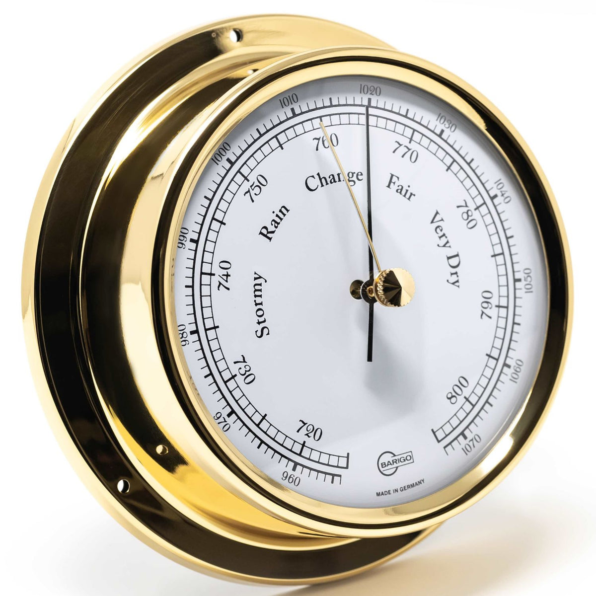 Barigo Regatta Barometer 184MS – Polished Brass (125 mm)