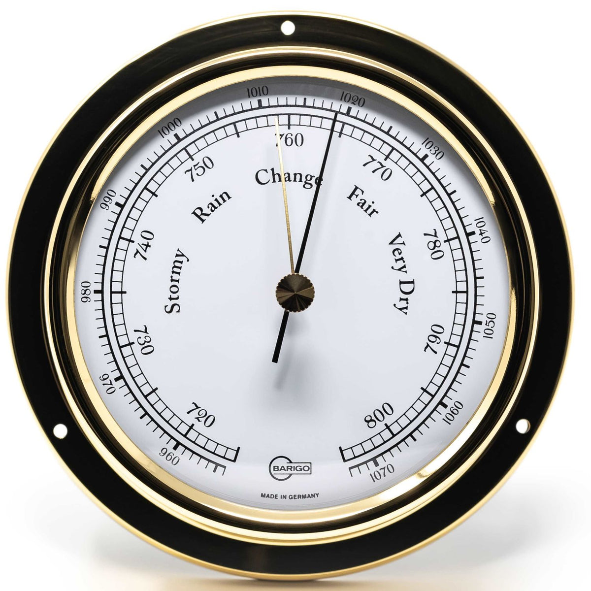 Barigo Regatta Barometer 184MS – Polished Brass (125 mm)