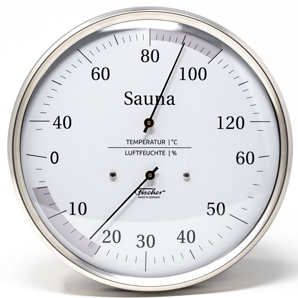 Sauna - thermometer &amp; hygrometer 160mm