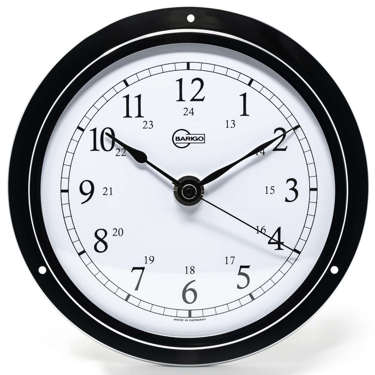 Barigo Viking Quartz Clock 611CR – Chrome-Plated Brass (155 mm)